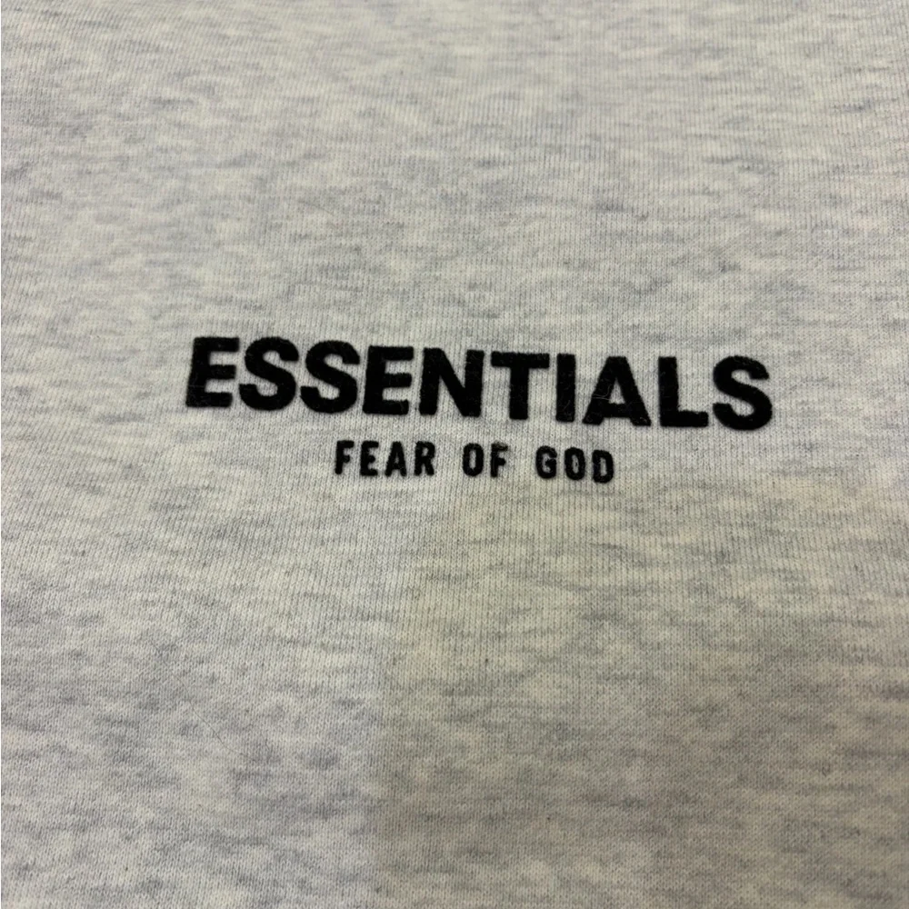 Fear of God ESSENTIALS Light Heather Grey Fleece Sweatpants NWOT